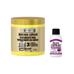 Kit Máscara Extraordinário + Óleo de Semente de Uva Gota Dourada